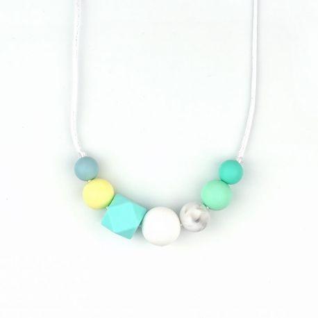Collar de Lactancia Silicona Basic Spring Azul Mi Pipo - Nanetes #