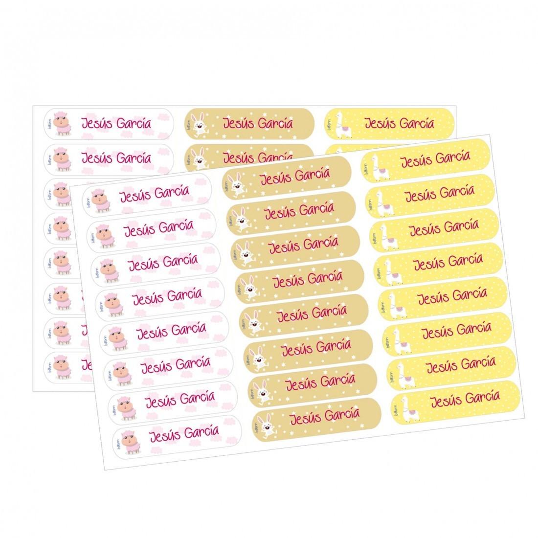48 Etiquetas para Ropa Adhesivas Personalizadas Oveja Boann - Nanetes #