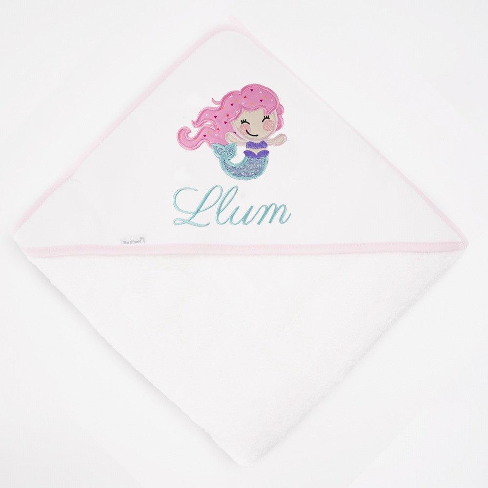 Capa de Baño Bebé Personalizada Sirena Nanetes - Nanetes #