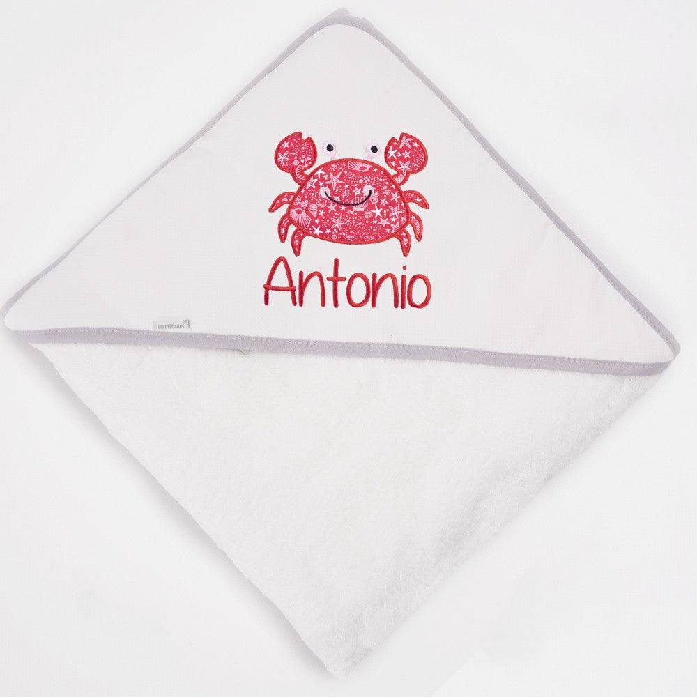 Capa de Baño Bebé Personalizada Cangrejo Nanetes - Nanetes #