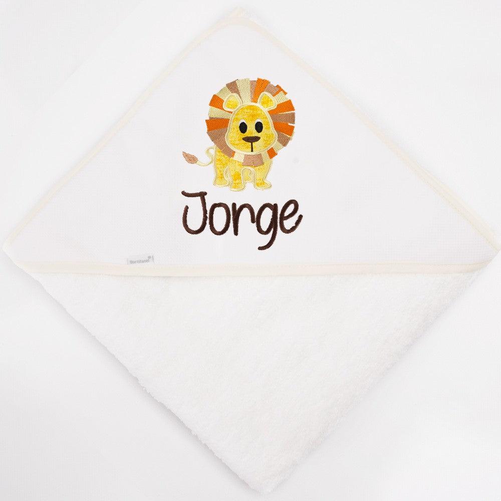 Capa de Baño Bebé Personalizada Leon Nanetes - Nanetes #