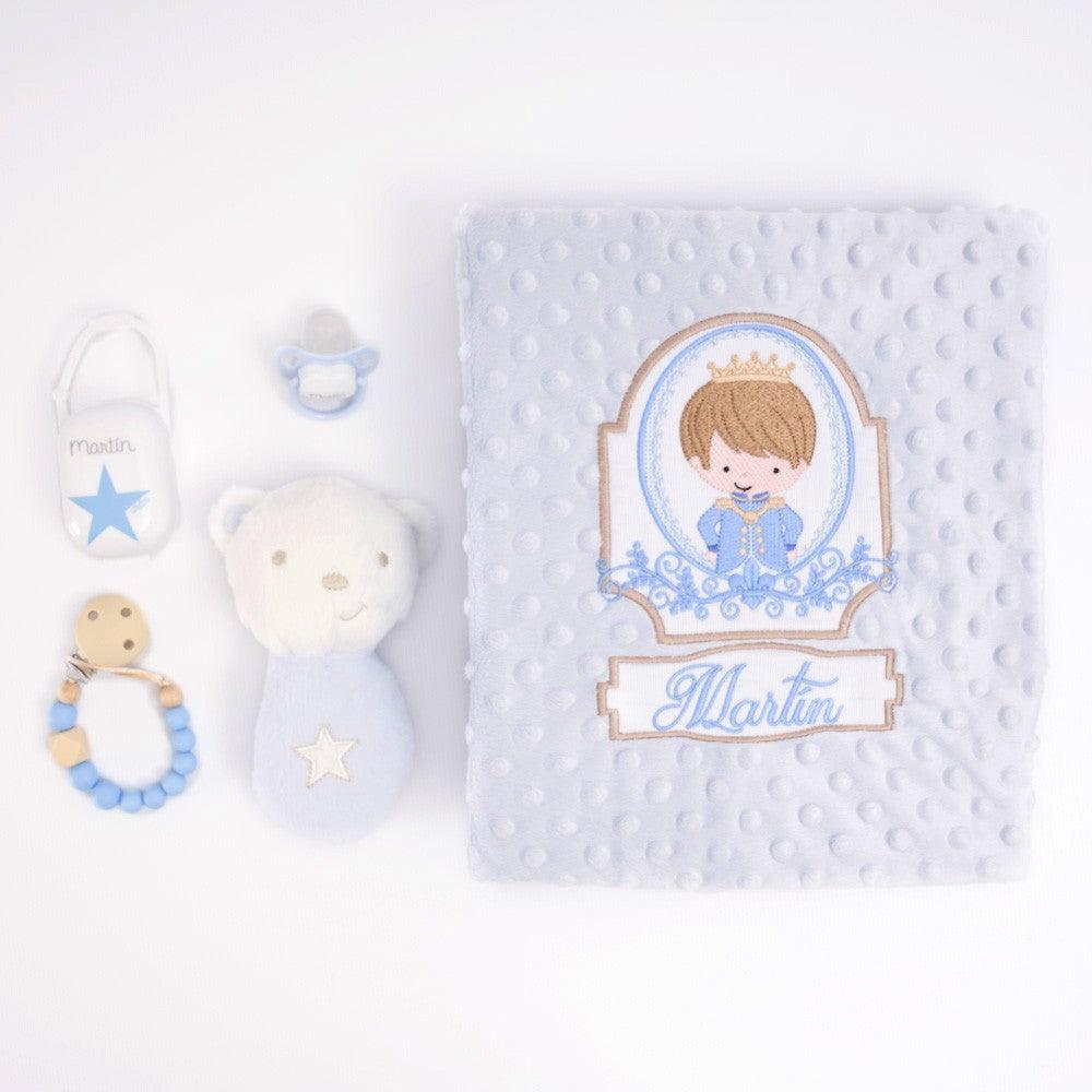 Cesta Regalo Recién Nacido Bebé Príncipe Azul Nanetes - Nanetes #