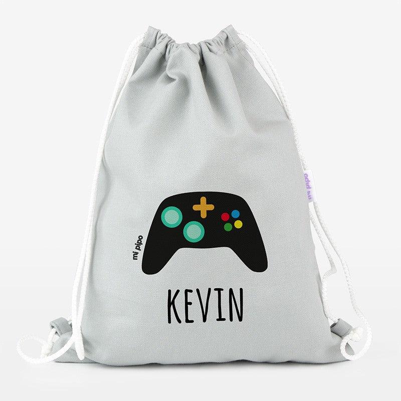 Bolsa Tela Petate Lona Personalizado Big Gamer Mi Pipo - Nanetes #
