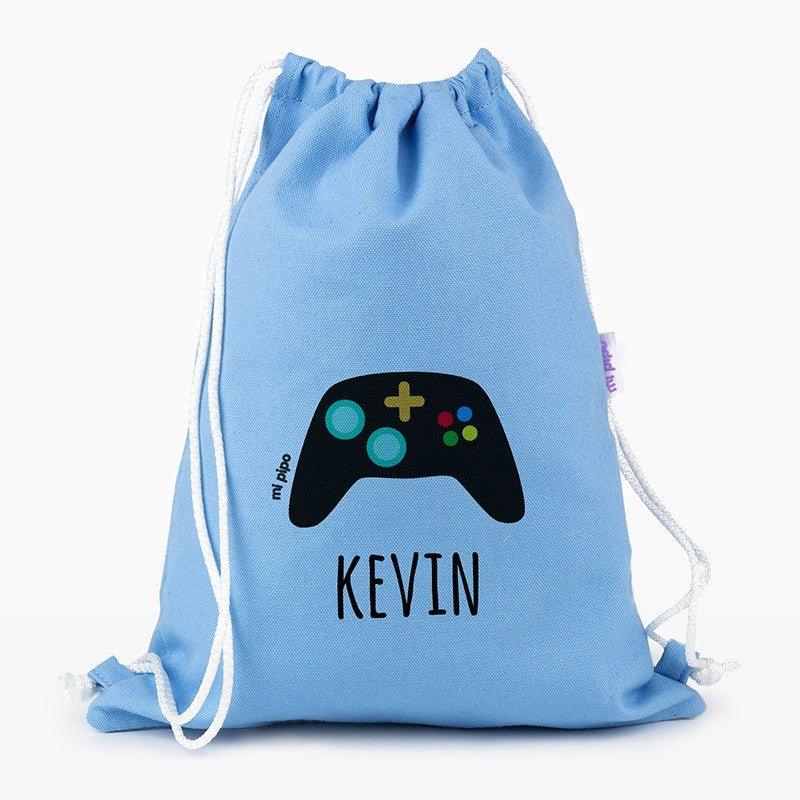 Bolsa Tela Petate Lona Personalizado Big Gamer Mi Pipo - Nanetes #