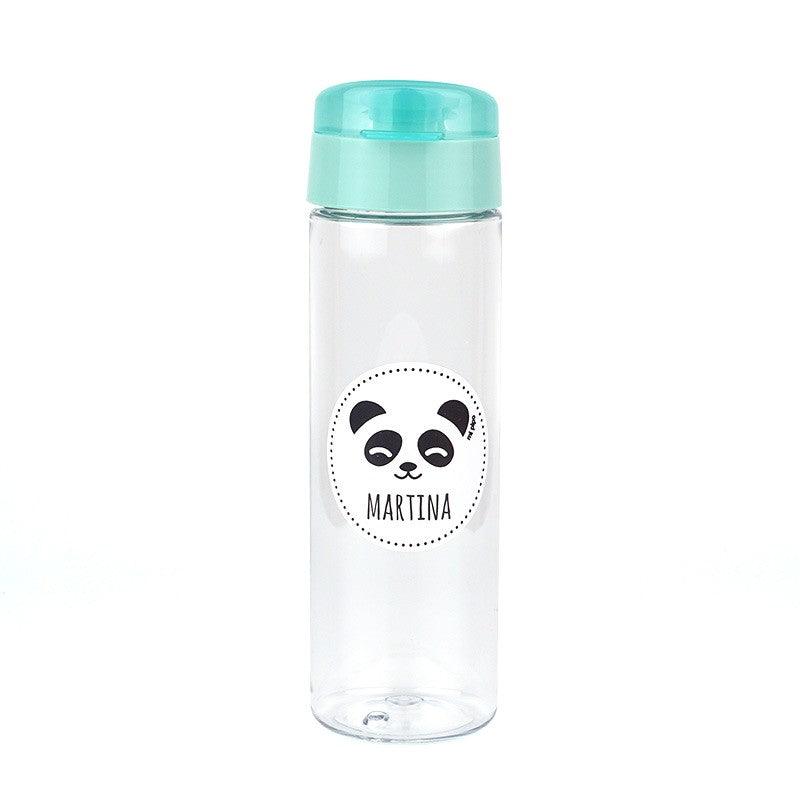Botella Infantil Personalizada 600 ml Panda Menta Mi Pipo - Nanetes #