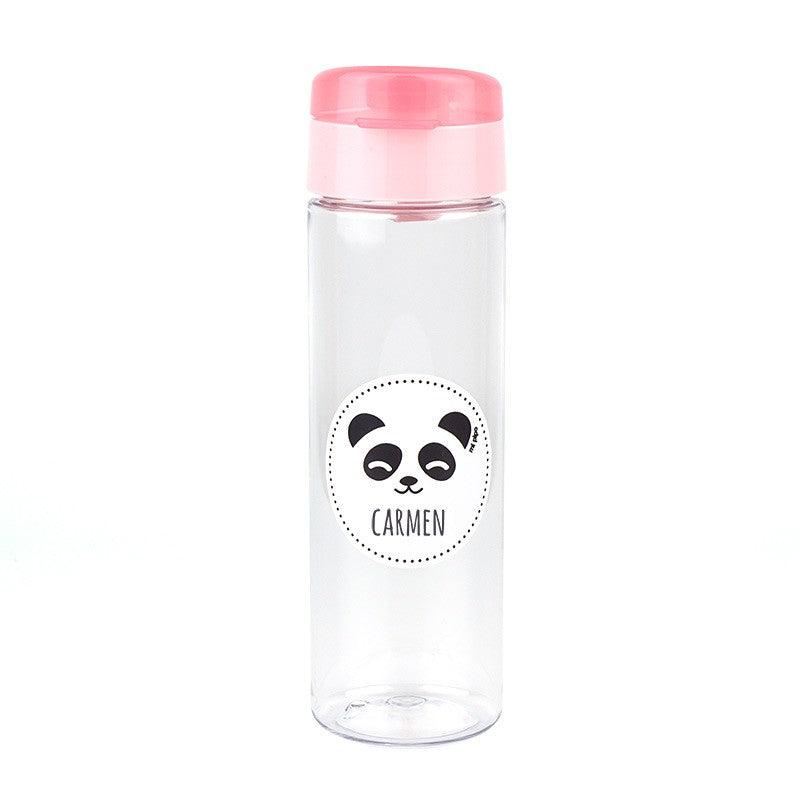 Botella Infantil Personalizada 600 ml Panda Rosa Mi Pipo - Nanetes #
