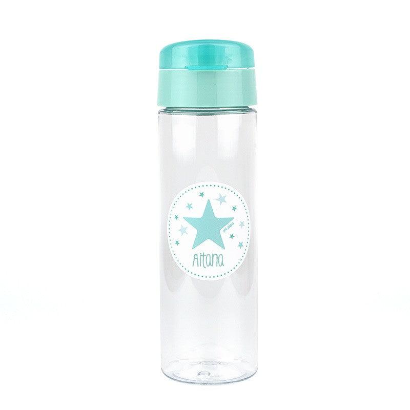 Botella Infantil Personalizada 600 ml Estrella Menta Mi Pipo - Nanetes #