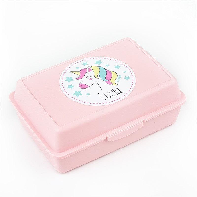 Caja Almuerzo Infantil Unicornio Rosa Mi Pipo - Nanetes #