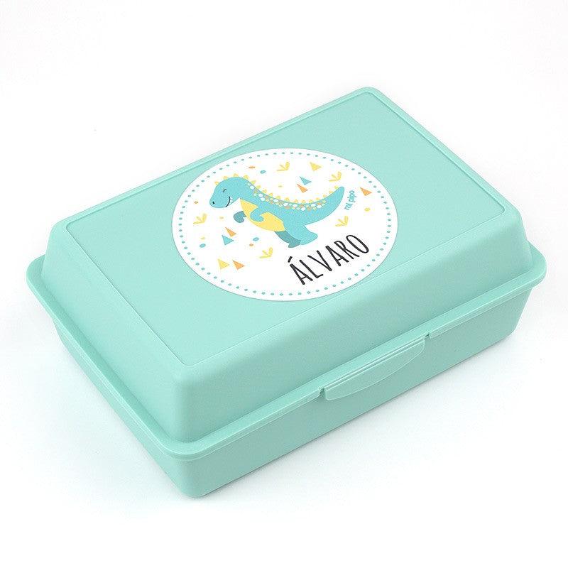 Fiambrera Infantil Dinosaurio Menta Mi Pipo - Nanetes #