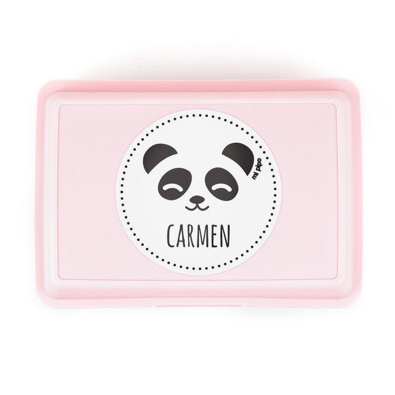 Fiambrera Infantil Panda Rosa Mi Pipo - Nanetes #
