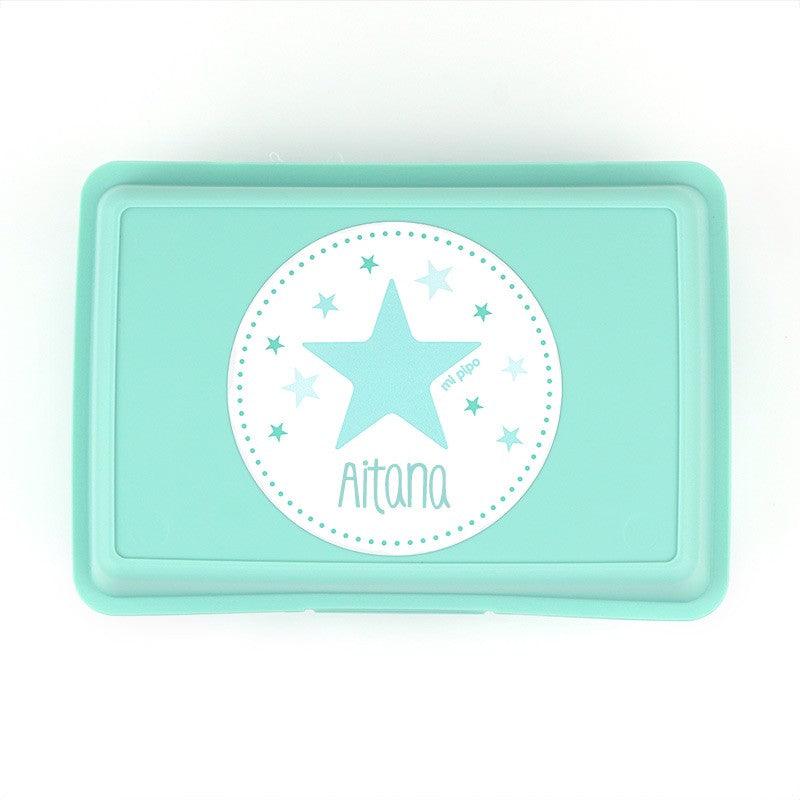 Fiambrera Infantil Estrella Menta Mi Pipo - Nanetes #