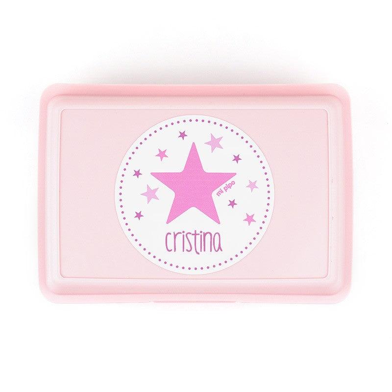 Tupper Infantil Estrella Rosa Mi Pipo - Nanetes #
