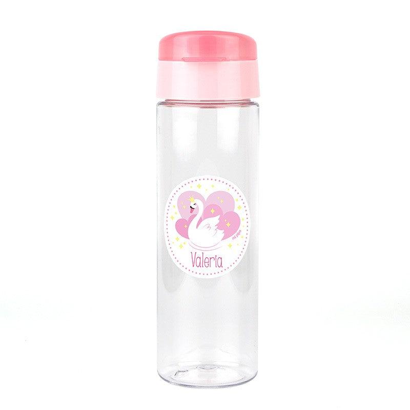 Pack Almuerzo Infantil Fiambrera y Botella Personalizadas Cisne Rosa Mi Pipo - Nanetes #