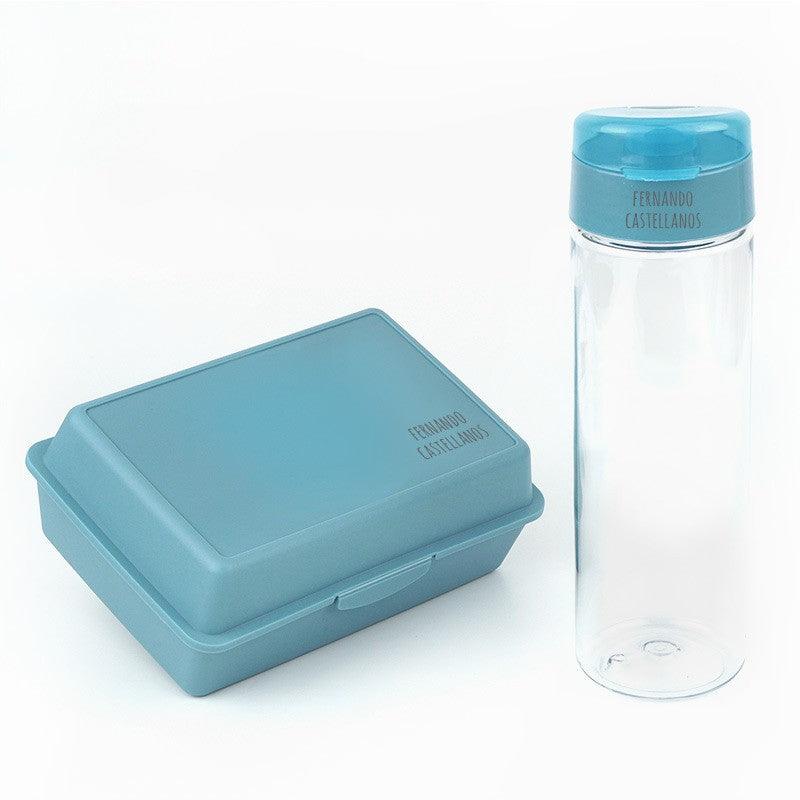 Pack Almuerzo Infantil Fiambrera y Botella Personalizadas Nombre Mi Pipo - Nanetes #