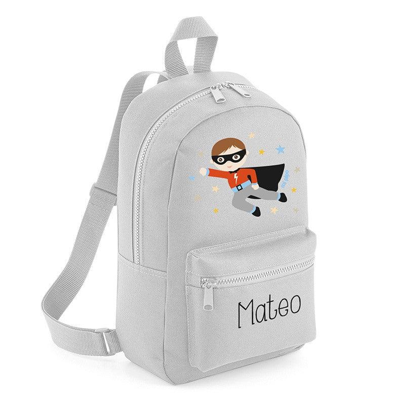 Mochila Junior Infantil Personalizada Loneta Superhéroe Colores Mi Pipo - Nanetes #