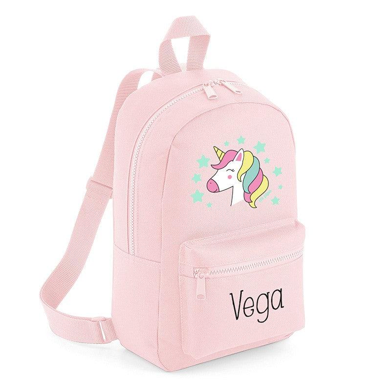 Mochila Junior Infantil Personalizada Loneta Unicornio Mi Pipo - Nanetes #