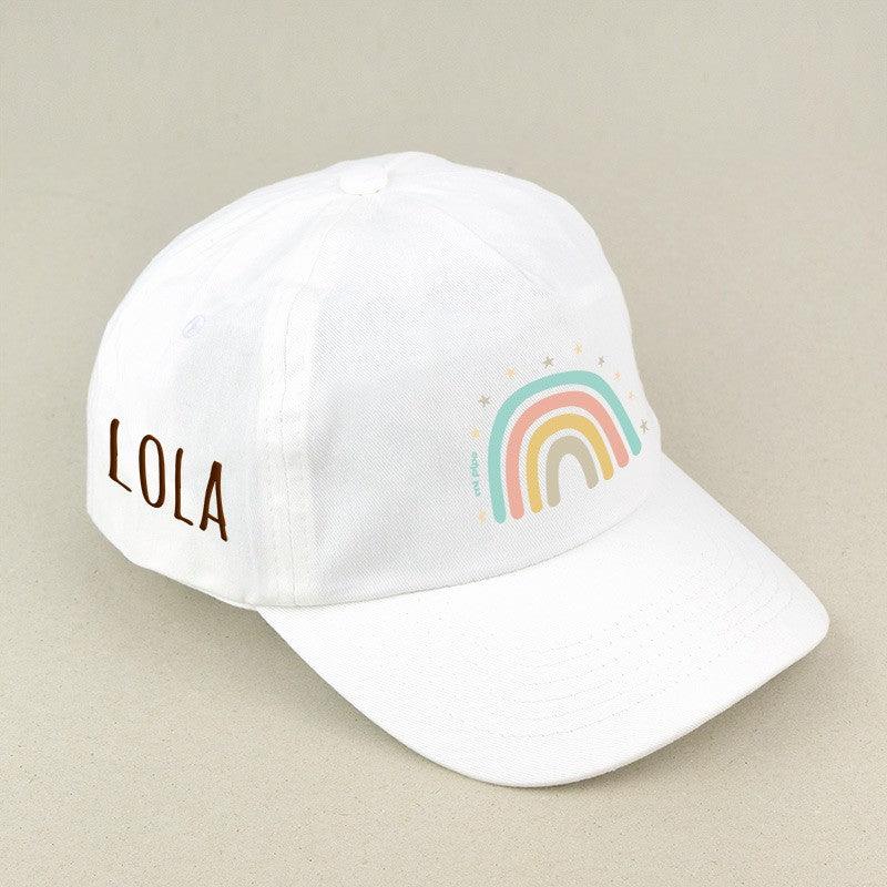 Gorra Junior Personalizada Arco Iris Soft Blanca Mi Pipo - Nanetes #