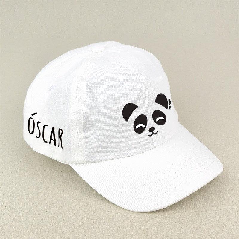 Gorra Junior Personalizada Panda Blanco Mi Pipo - Nanetes #