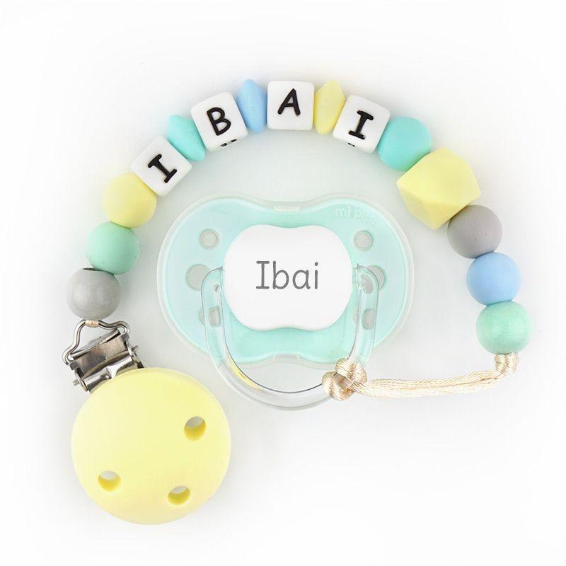 Chupete y Chupetero Silicona Amarillo Soft - Nanetes #