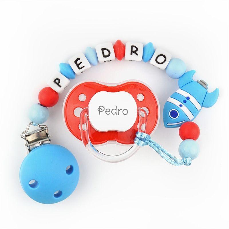 Chupete y Chupetero Silicona Cohete - Nanetes #