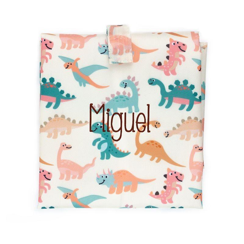 Portabocadillos ECO Funda Higiénica Impermeable Personalizada Dinos Mi Pipo - Nanetes #