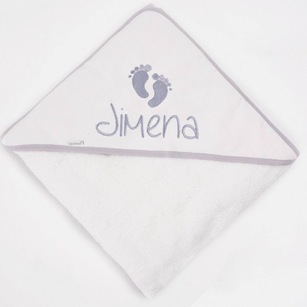 Capa de Baño Bebé Personalizada Pies Nanetes - Nanetes #