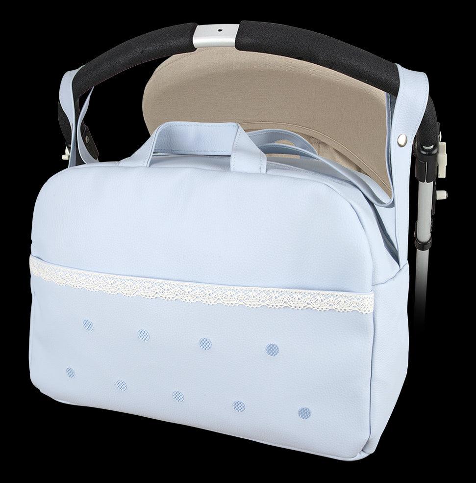 Bolso Personalizado Maternidad Levante Celeste Nanetes - Nanetes #