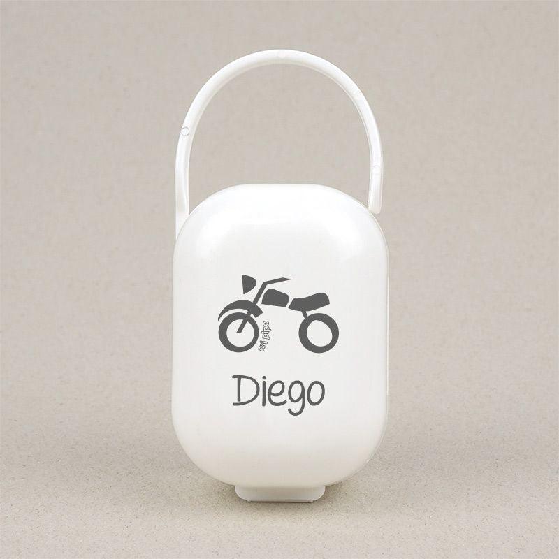 Caja Portachupetes Personalizada Mi Pipo Moto - Nanetes #