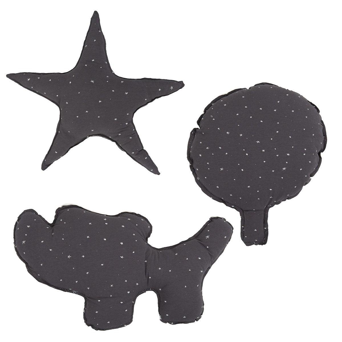 Set 3 Cojines Decorativos Infantiles Guau Bimbi Casual - Nanetes #