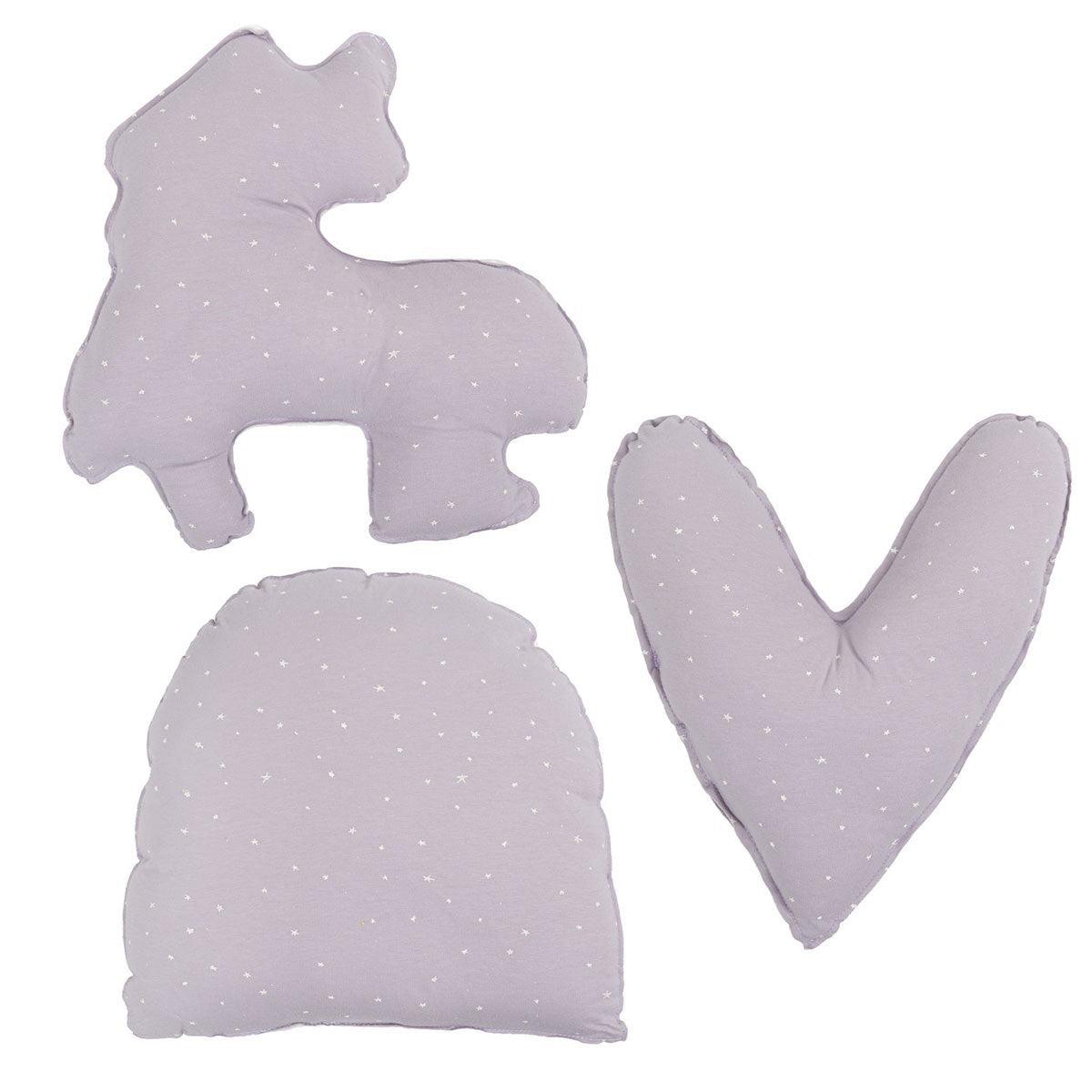 Set 3 Cojines Decorativos Infantiles Happy Days Bimbi Casual - Nanetes #