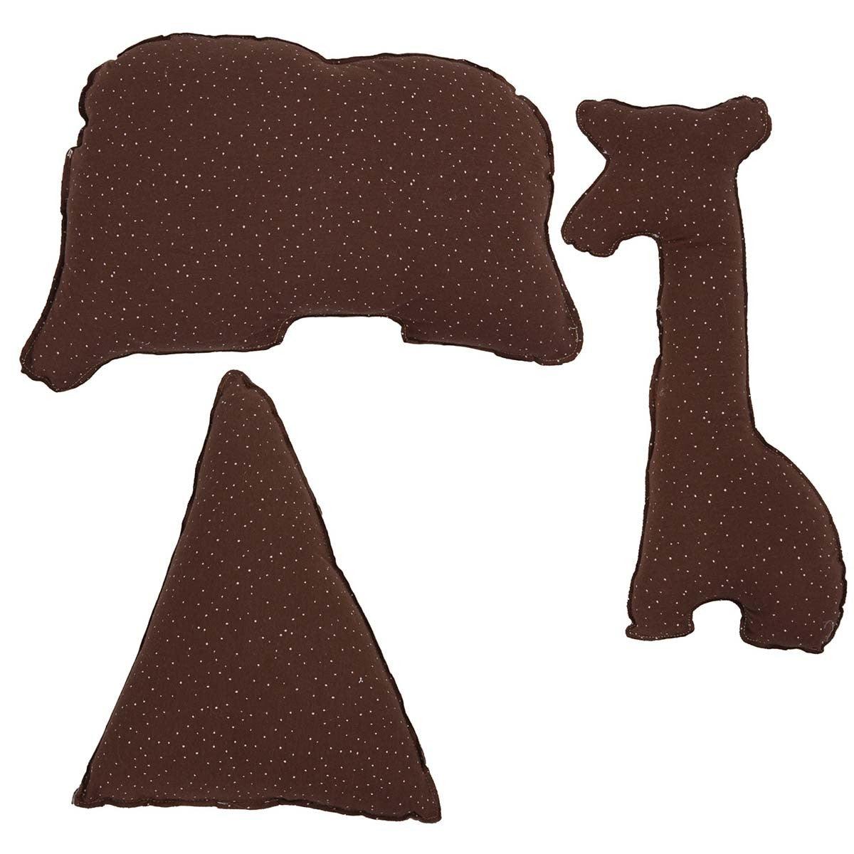 Set 3 Cojines Decorativos Infantiles Giraffe Bimbi Casual - Nanetes #