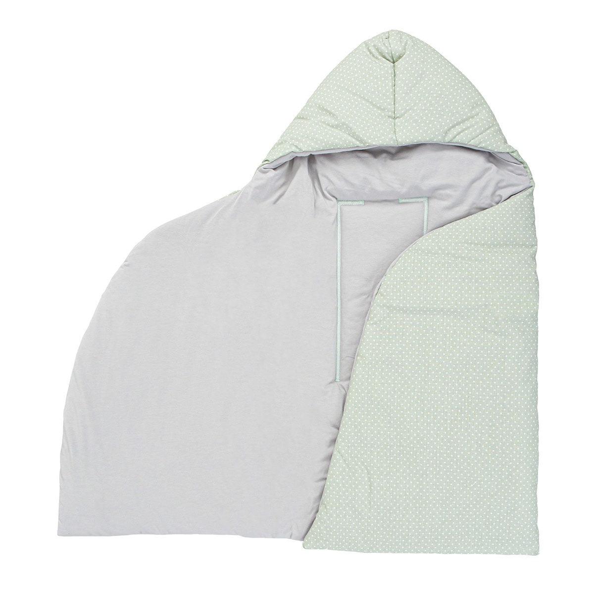 Saco Arrullo Capazo Y Grupo 0 Bebé Capucha Luna Verde Bimbi PIrulos - Nanetes #