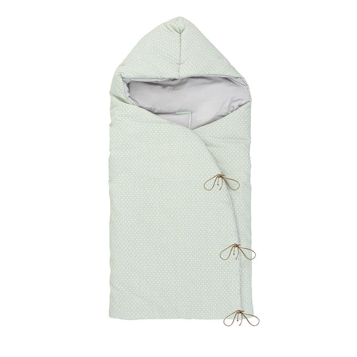 Saco Arrullo Capazo Y Grupo 0 Bebé Capucha Luna Verde Bimbi PIrulos - Nanetes #