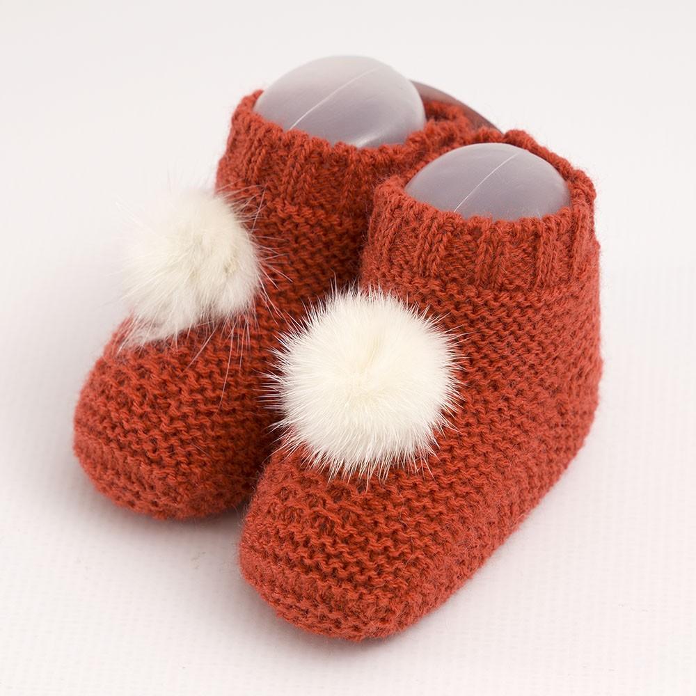 Peucos Invierno Bebé Pompon Juliana j4195 Colores - Nanetes #