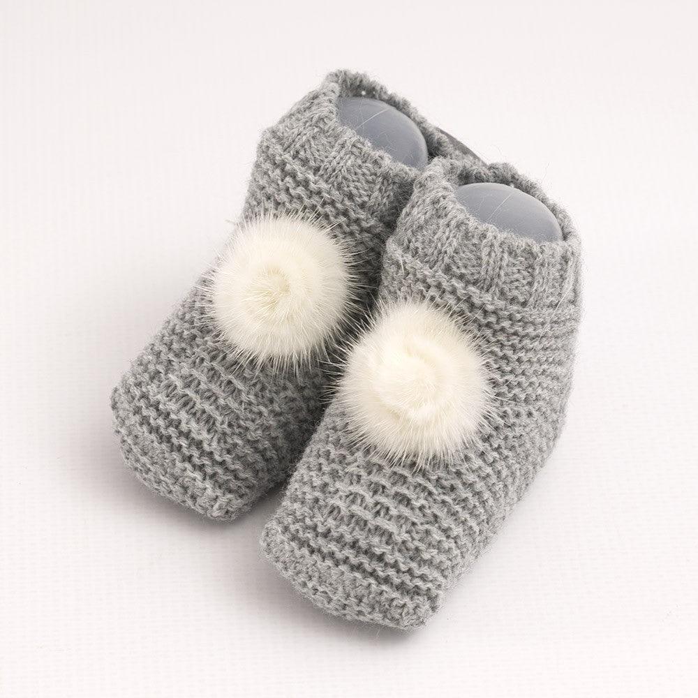 Peucos Invierno Bebé Pompon Juliana j4195 Colores
