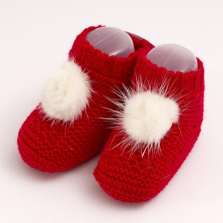 Peucos Invierno Bebé Pompon Juliana j4195 Colores
