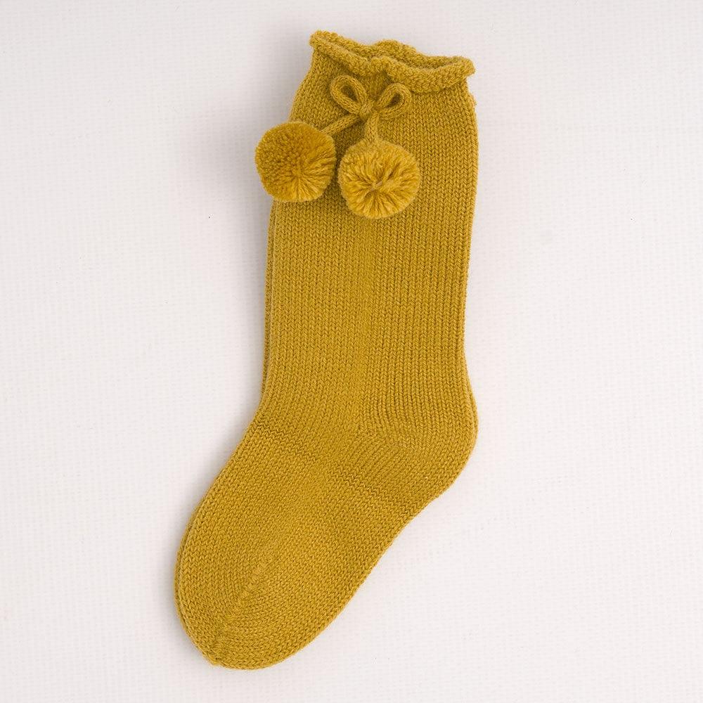 Calcetines Bebé Pompones Borlas Invierno Juliana J4196 - Nanetes #