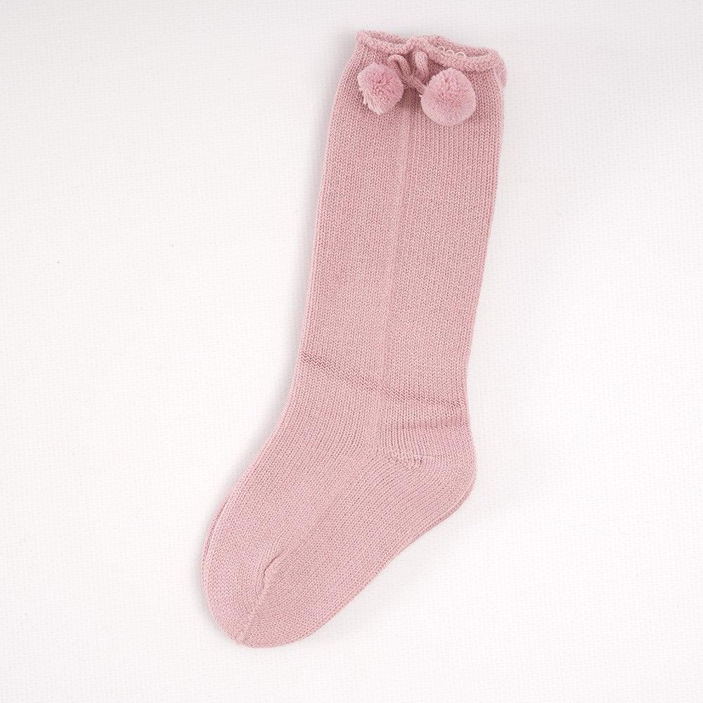 Calcetines Bebé Pompones Borlas Invierno Juliana J4196
