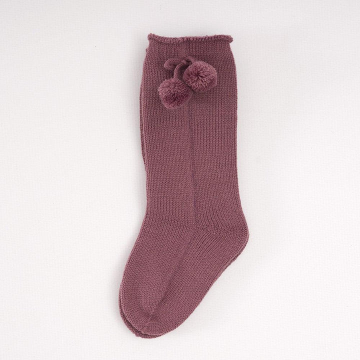 Calcetines Bebé Pompones Borlas Invierno Juliana J4196