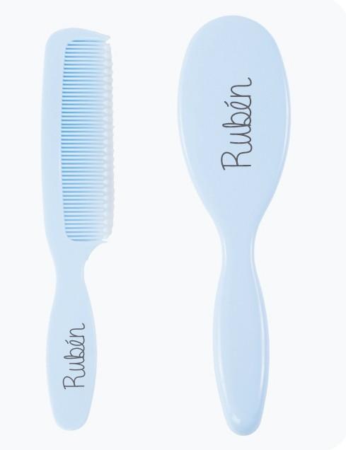 Cepillo y peine personalizados para Bebe Celeste - Nanetes #