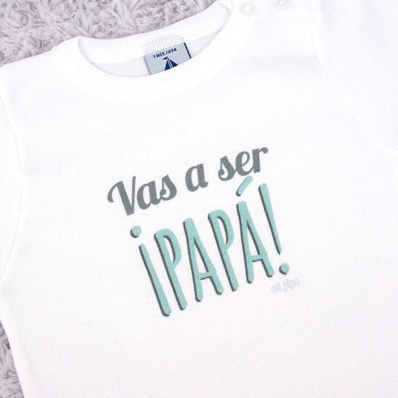 Body Bebé Nacimiento Vas a ser Papá Mi Pipo - Nanetes #