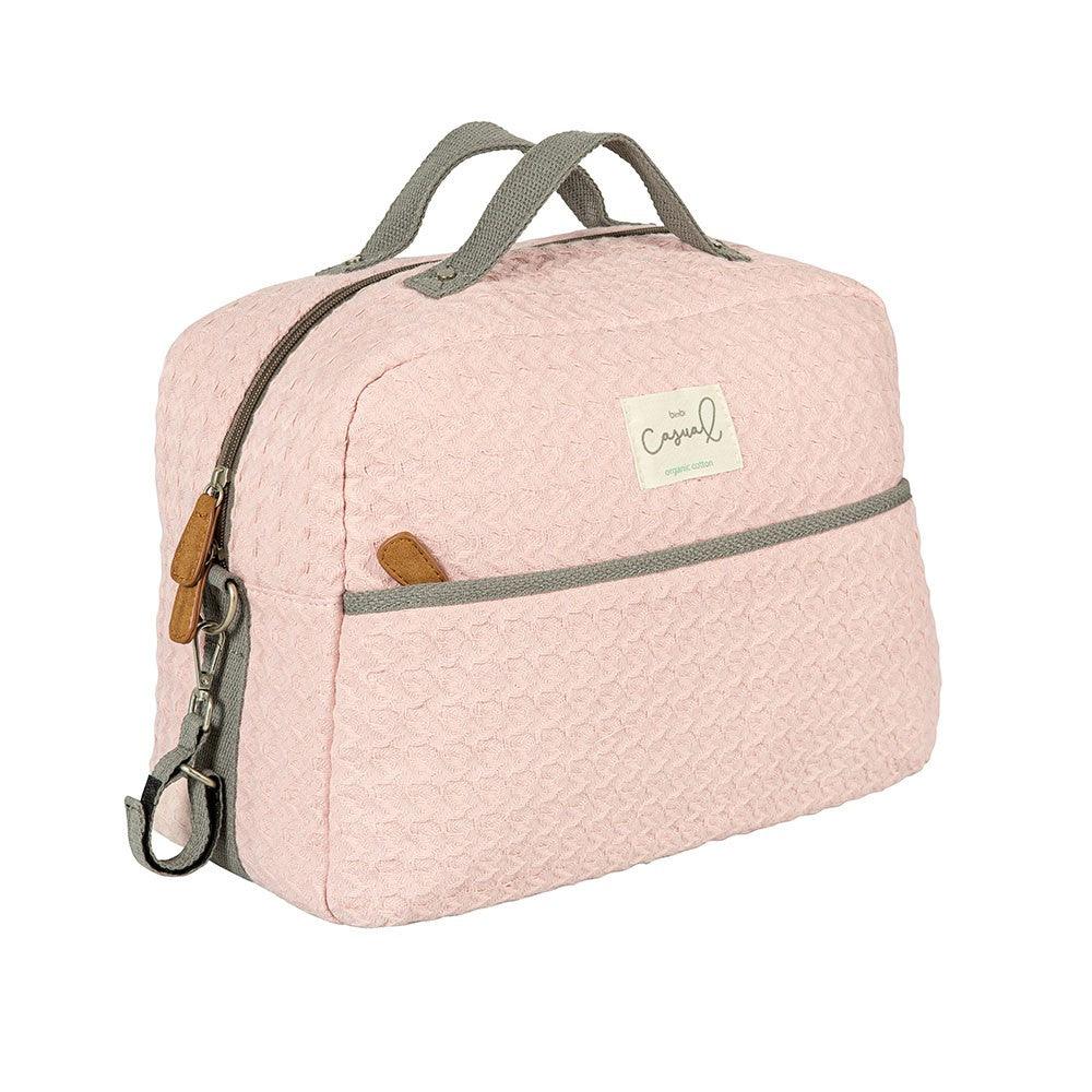 Bolso Maternidad Bebé Bimbi Croché Rosa - Nanetes #