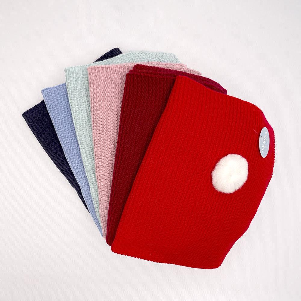 Toquilla Bebé Invierno Punto Mantita Juliana J4031 Pompon colores - Nanetes #