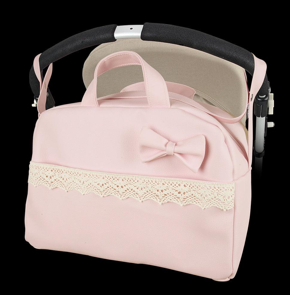 Bolso Maternidad Personalizado Penélope Rosa Nanetes - Nanetes #