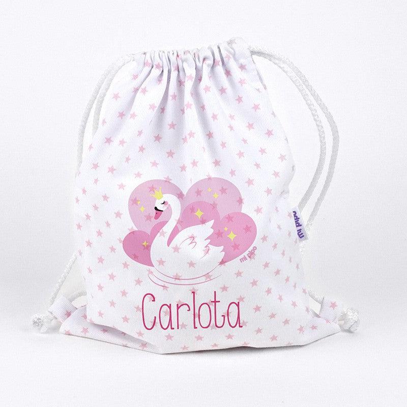 Bolsa Tela Petate Lona Personalizado Mi Pipo Cisne - Nanetes #