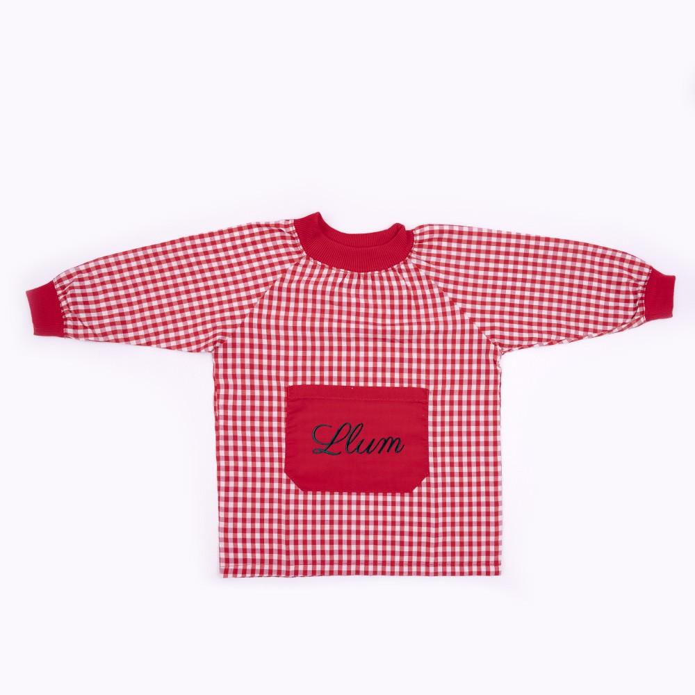 Babi Guardería Cuello sueter Personalizado Nanetes Rojo - Nanetes #