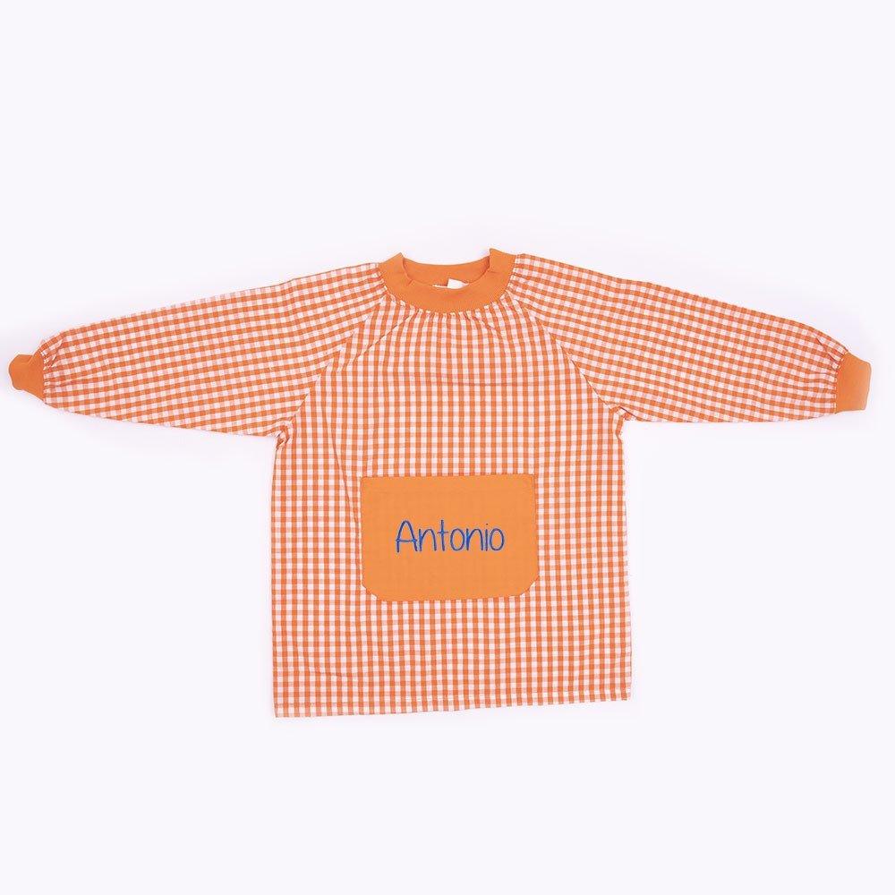 Babi Guardería Cuello sueter Personalizado Nanetes Naranja - Nanetes #