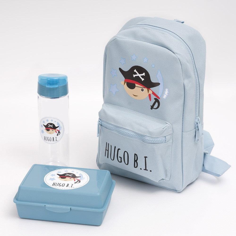 Pack Vuelta al Cole Niño Pirata Azul Mi Pipo - Nanetes #