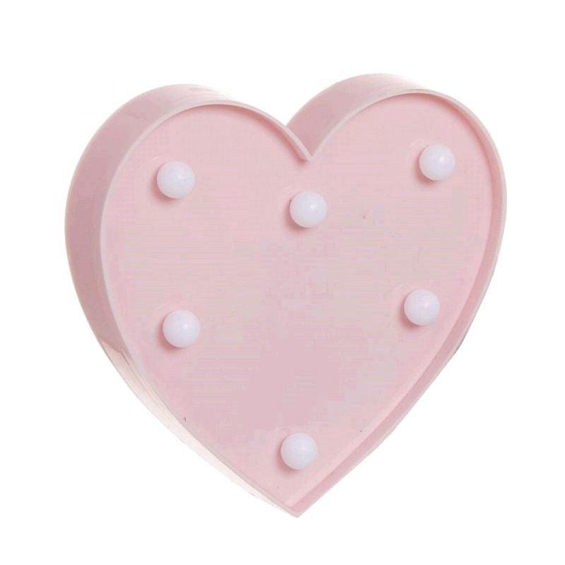 Corazon De Leds Rosa Mi Pipo - Nanetes #