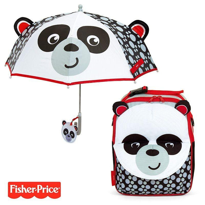 Pack Mochila Con Paraguas Panda Fisher Price - Nanetes #